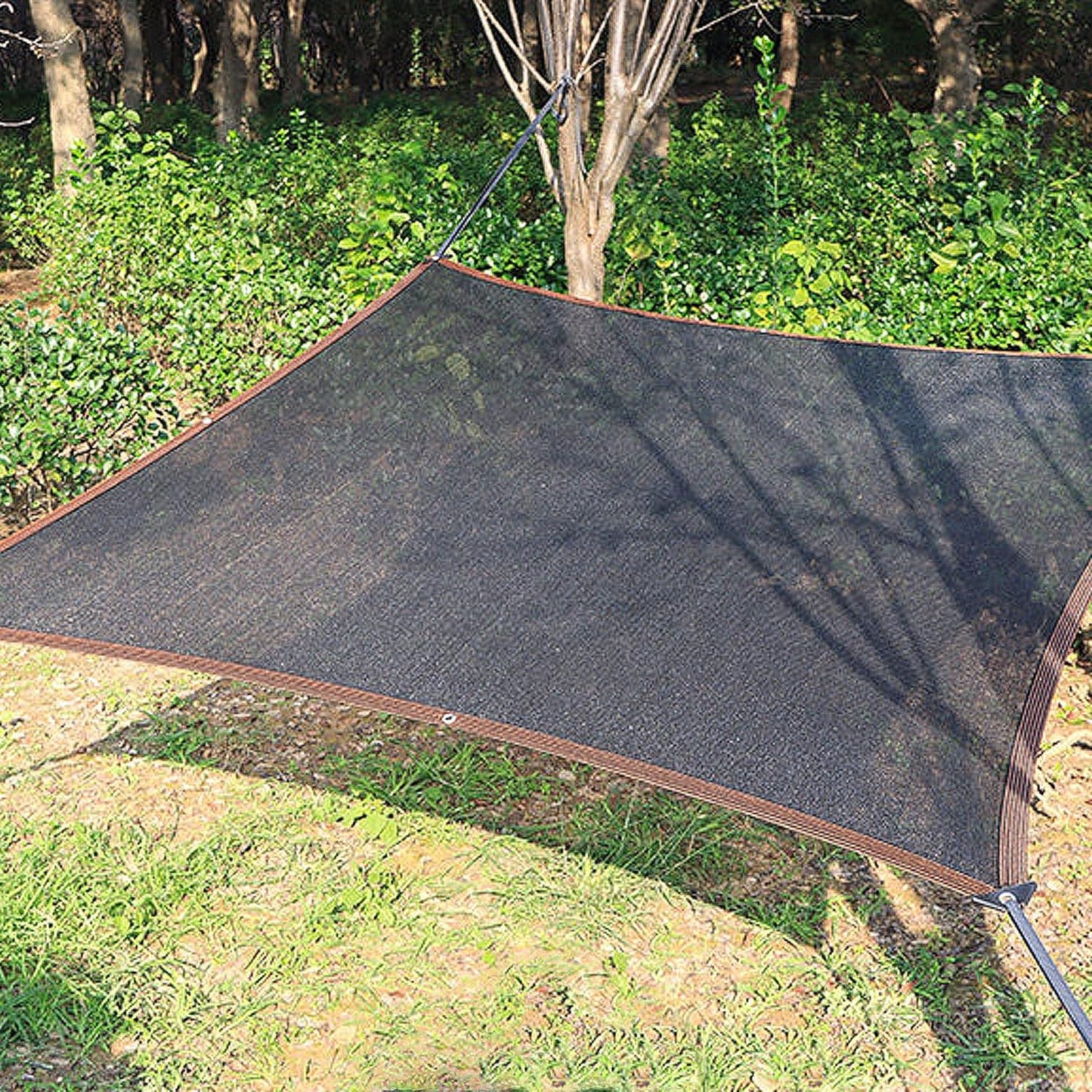 winemana 50% Black Shade Cloth, 14 x 20 FT Durable Mesh Tarp with Grommets, Garden Sunblock Shade Cloth Shading Antifreezing for Plants Cover, Greenhouse, Barns Kennel, Patio, Tomatoes