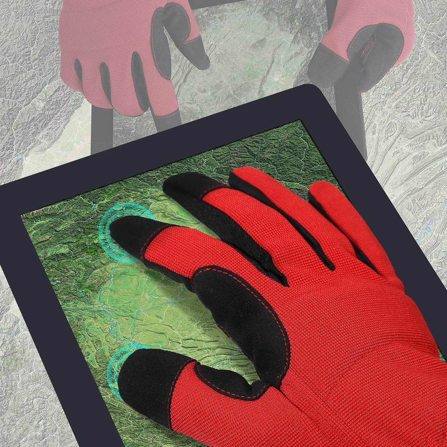 DULFINE High Performance Work Gloves For Men(12 Pairs Pack), High Dexterity Touch Screen For Multipurpose,Excellent Grip (Extra Large)