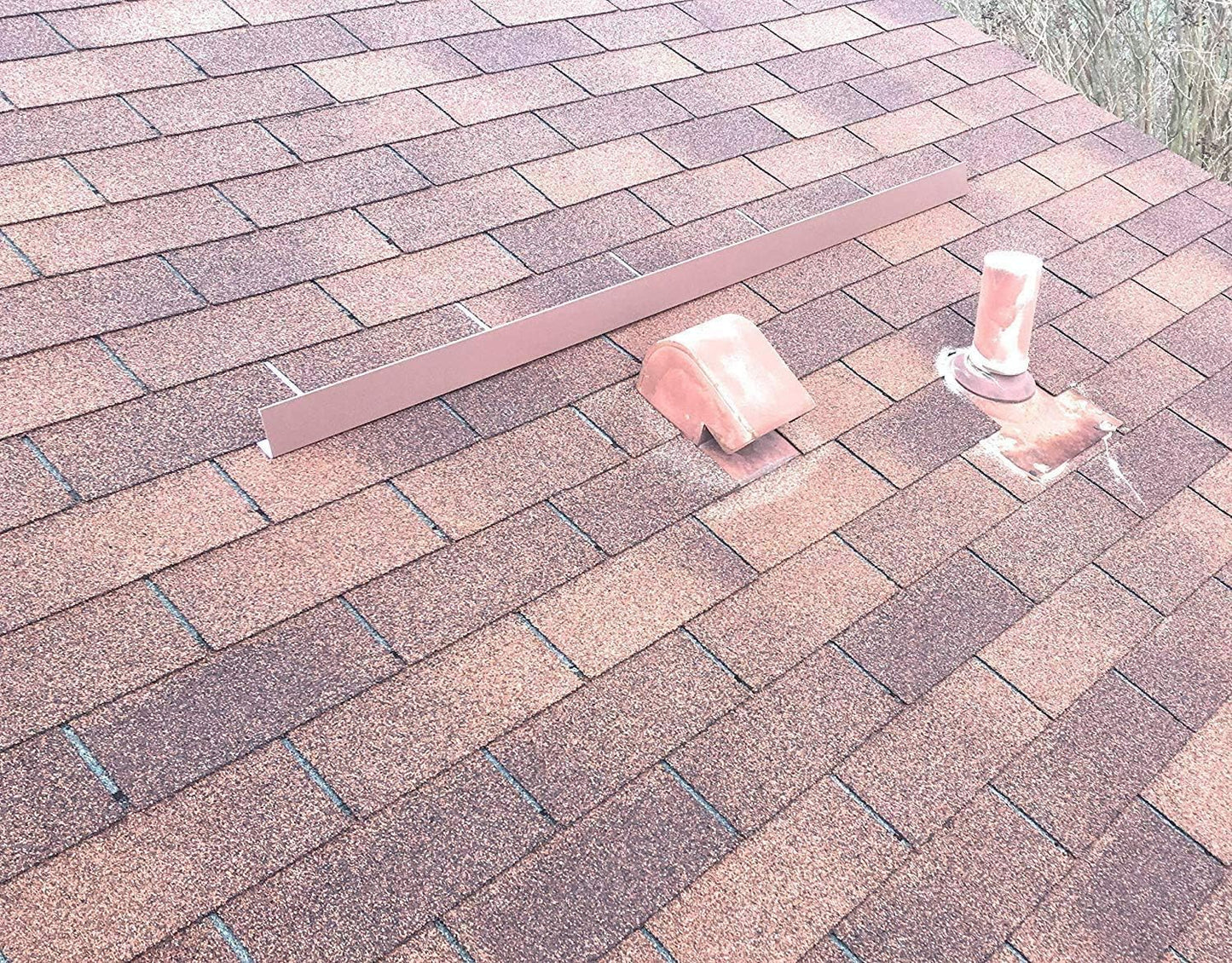 Eagle 1-26 Gauge 5 Foot Rain Diverter - Nails and Instructions Included (Mill Finish Aluminum, Copper, Galvanized, Stainless Steel & More) (2, Sahara Tan)