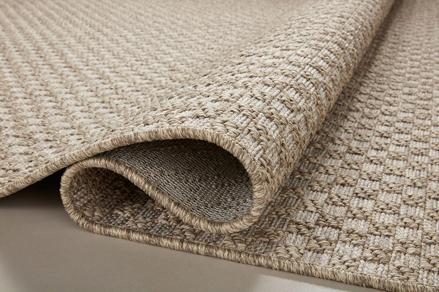 Loloi Dawn Collection Indoor/Outdoor DAW-02 Tan 2'-3" x 10'-0" Runner Rug