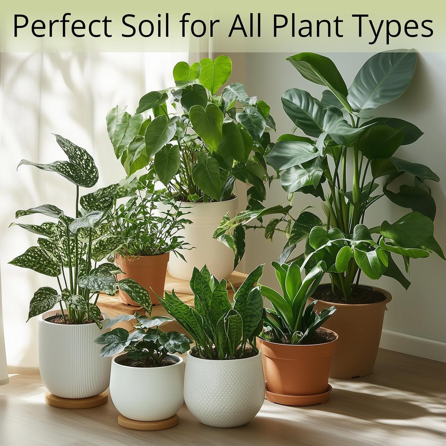 Coconut Coir Potting Soil for Indoor Plants - Expands to 5 Quart (11 lb) | Bonsai Soil Discs Perfect for General Houseplants, Herbs, and Bonsai Trees - Expands with Water