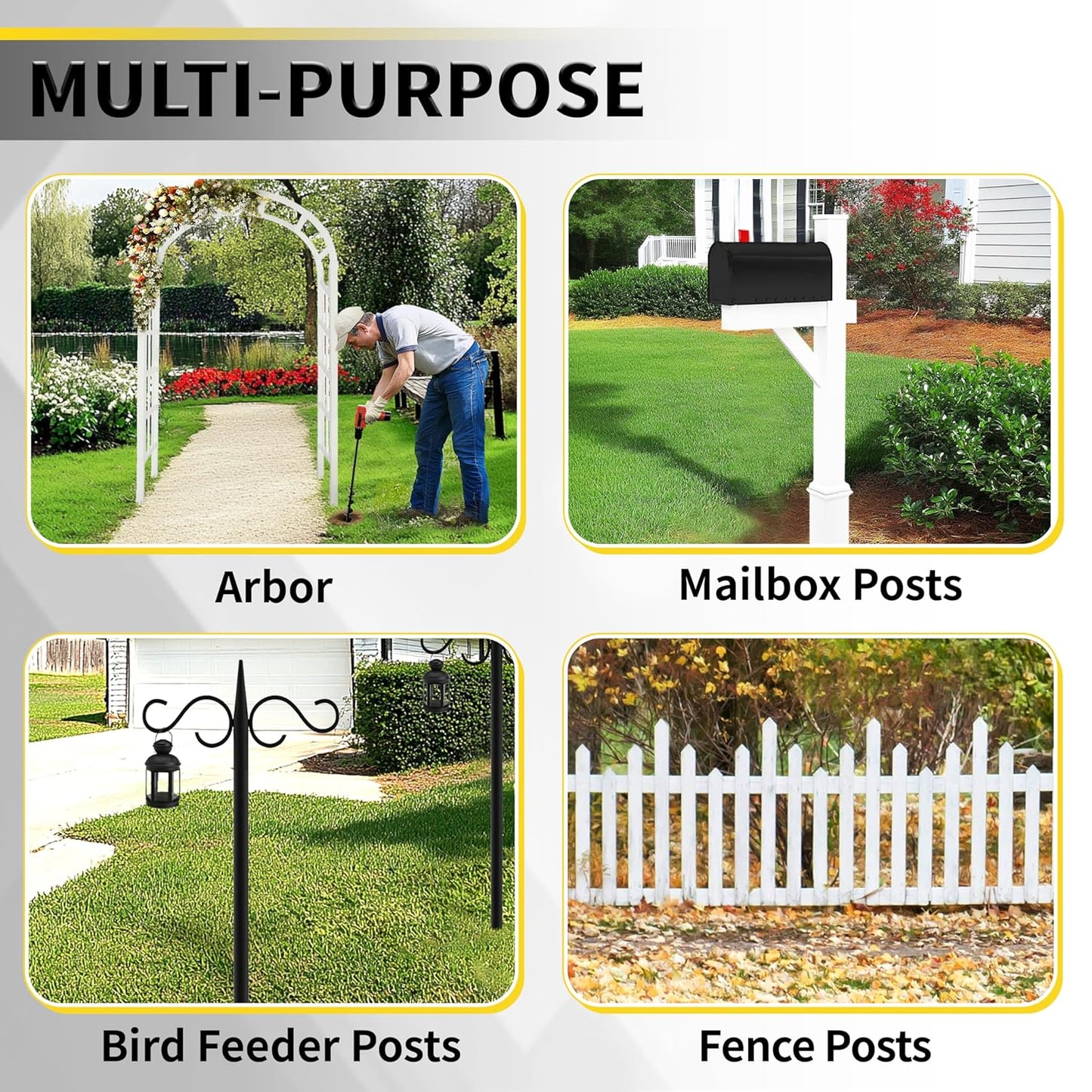 Auger Drill Bit for Planting - 3" x 36" Plant Auger for Cordless Drill - Bulb Planter Tool for Bulbs Planting&Holes Digging - 3/8" Hex Drive Drill