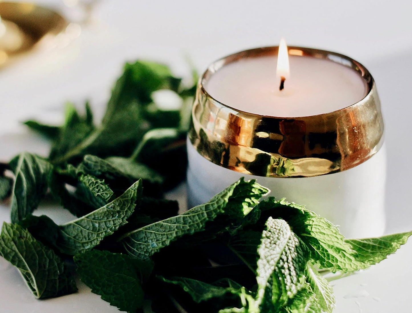 The Growing Candle, Chai Scented, 10oz Ceramic Pot, Aromatherapy Candles for Home, 100% Soy, Clara