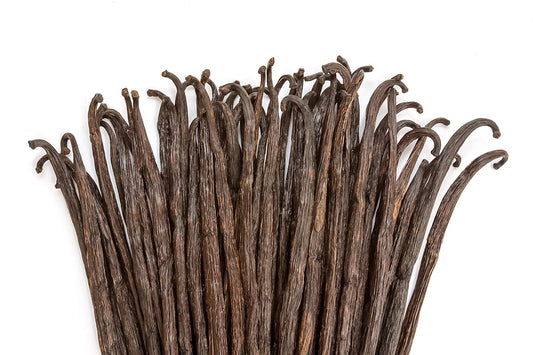 1/2 LB Vanilla Beans - Whole Extract Grade B Pods for Baking, Homemade Extract, Brewing, Coffee, Cooking - 8 Ounces | (Tahitian)