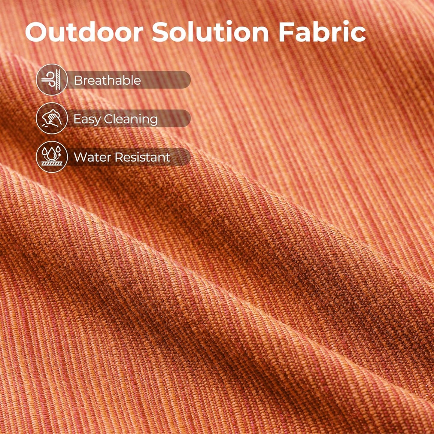 HOOOWOOO Outdoor Sectional Patio Furniture Set,7 Pieces Wicker Conversation Sets,Extra Deep Out Door Sofa Outside Furniture Couch with Ottoman,Brick Red