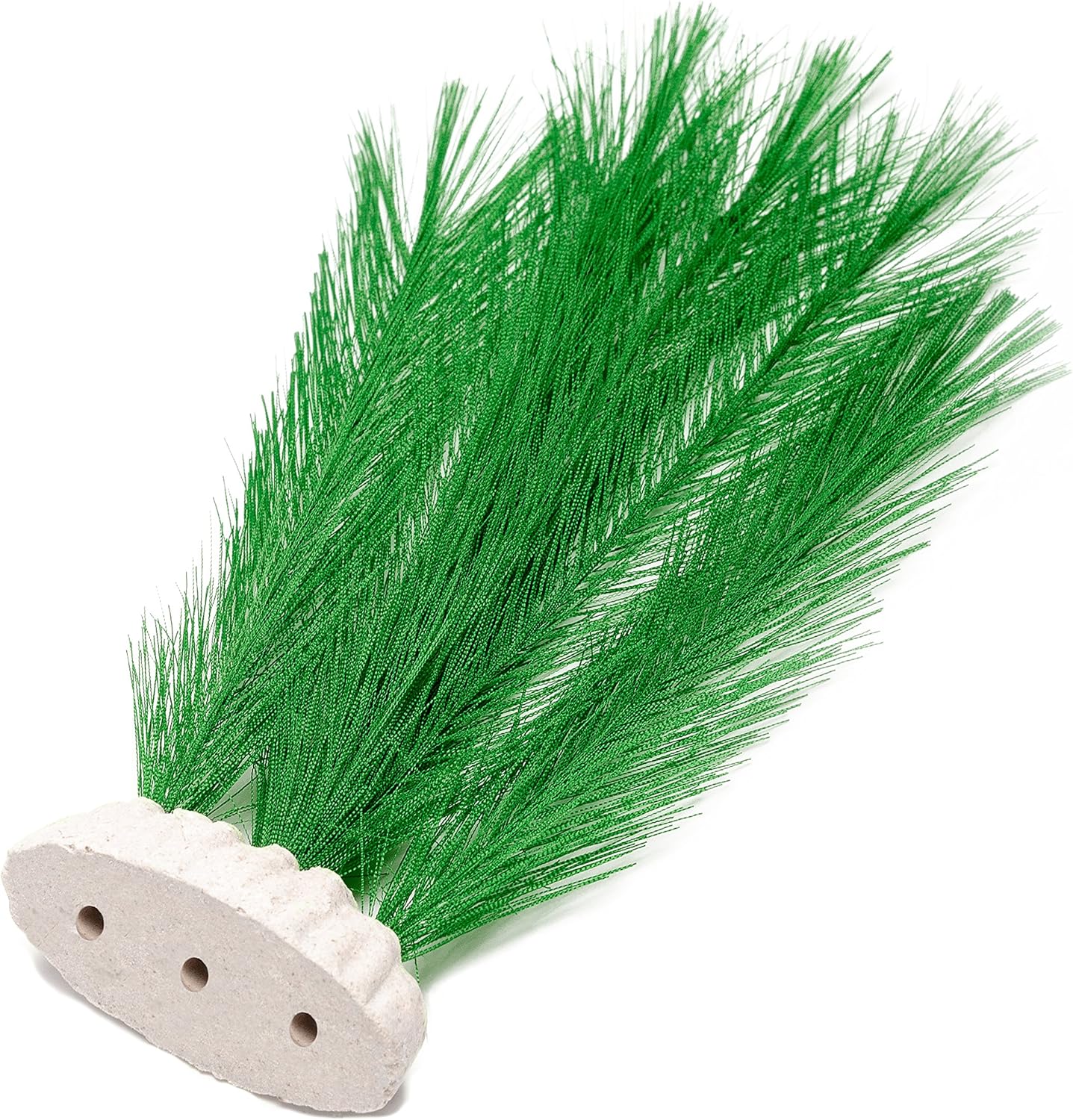 BEGONDIS 3Pcs Aquarium Decorations Fish Tank Artificial Green Water Plants Made of Silk Fabrics Plastic