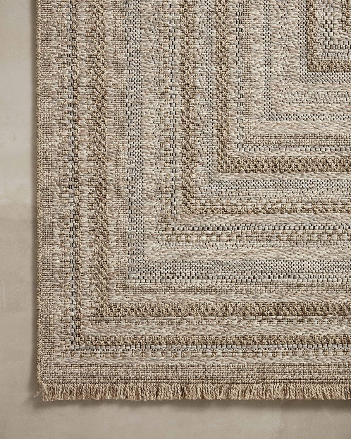 Loloi Dawn Collection Indoor/Outdoor DAW-01 Natural 11'-4" x 15' Area Rug