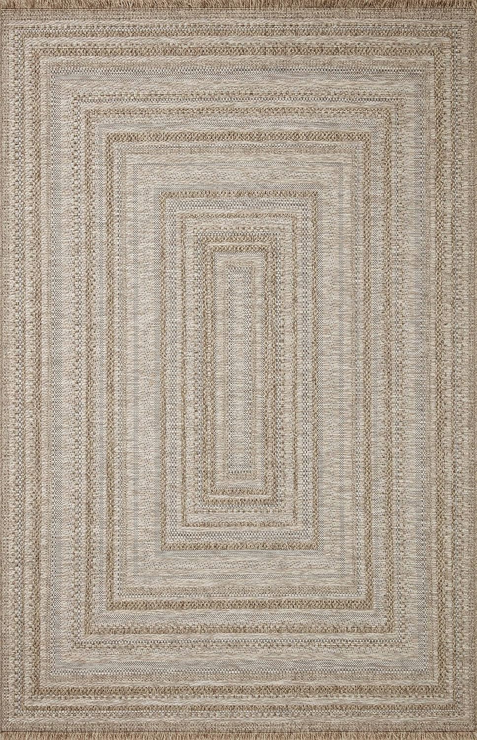 Loloi Dawn Collection Indoor/Outdoor DAW-01 7'-8" x 7'-8" Round Area Rug
