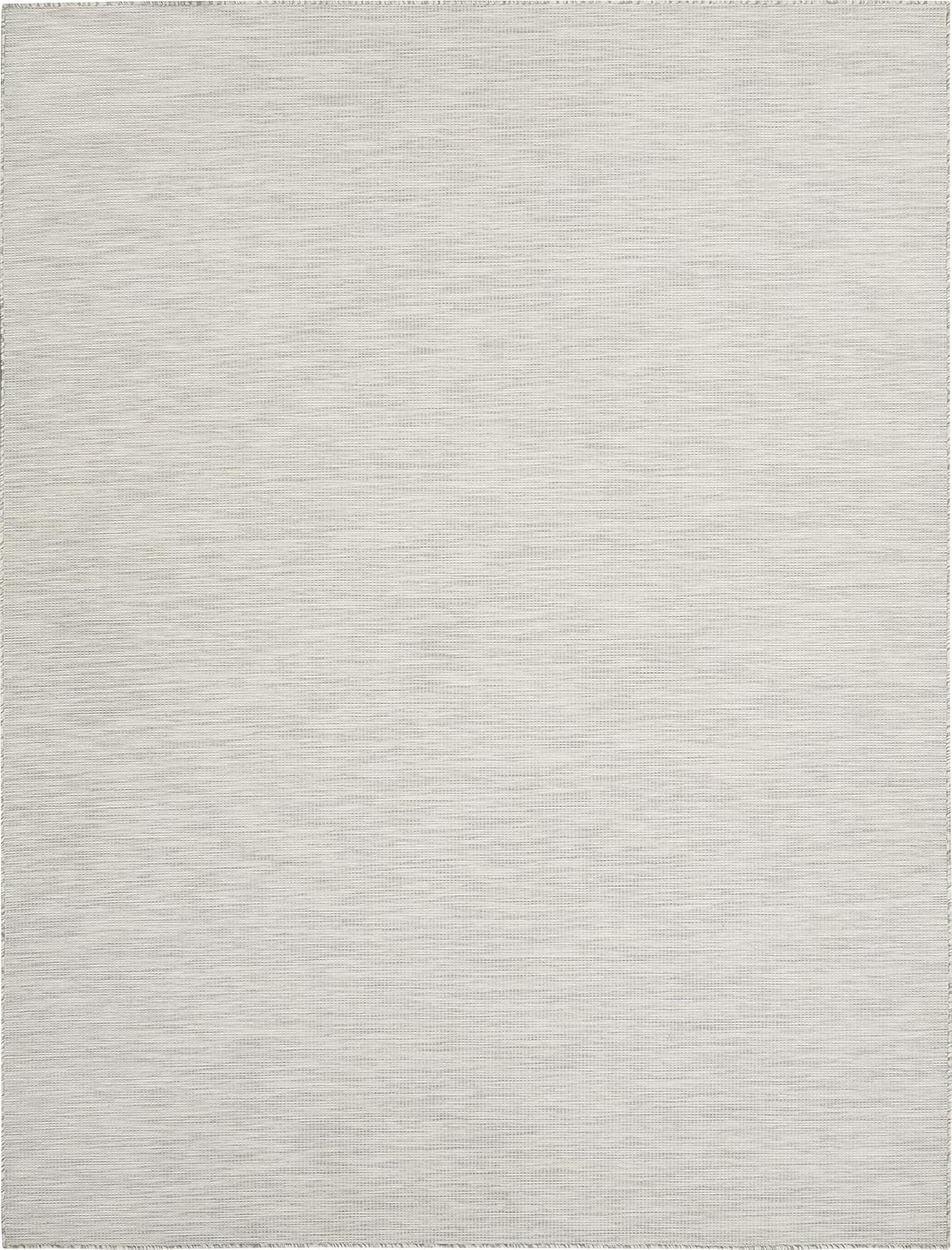 Nourison Home Positano 6' x 9' Light Gray Fabric Modern Indoor/Outdoor Area Rug