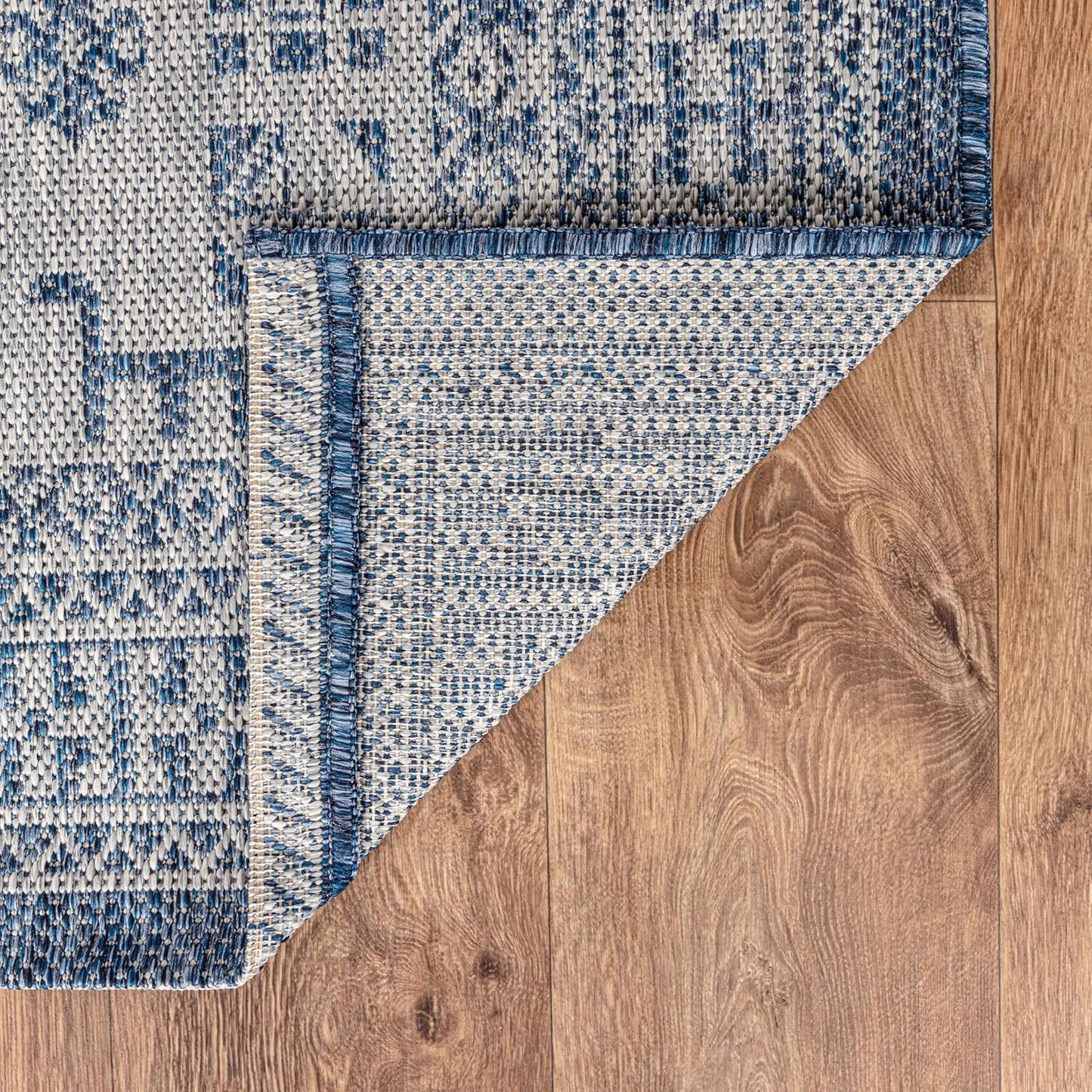 Keen Home Design Terrace Outdoor Area Rug - 6x9 Washable Indoor/Outdoor Rug for Patio, Kitchen, Balcony, Beach, Garden, Deck and Porch, Size: 6'x8'10"