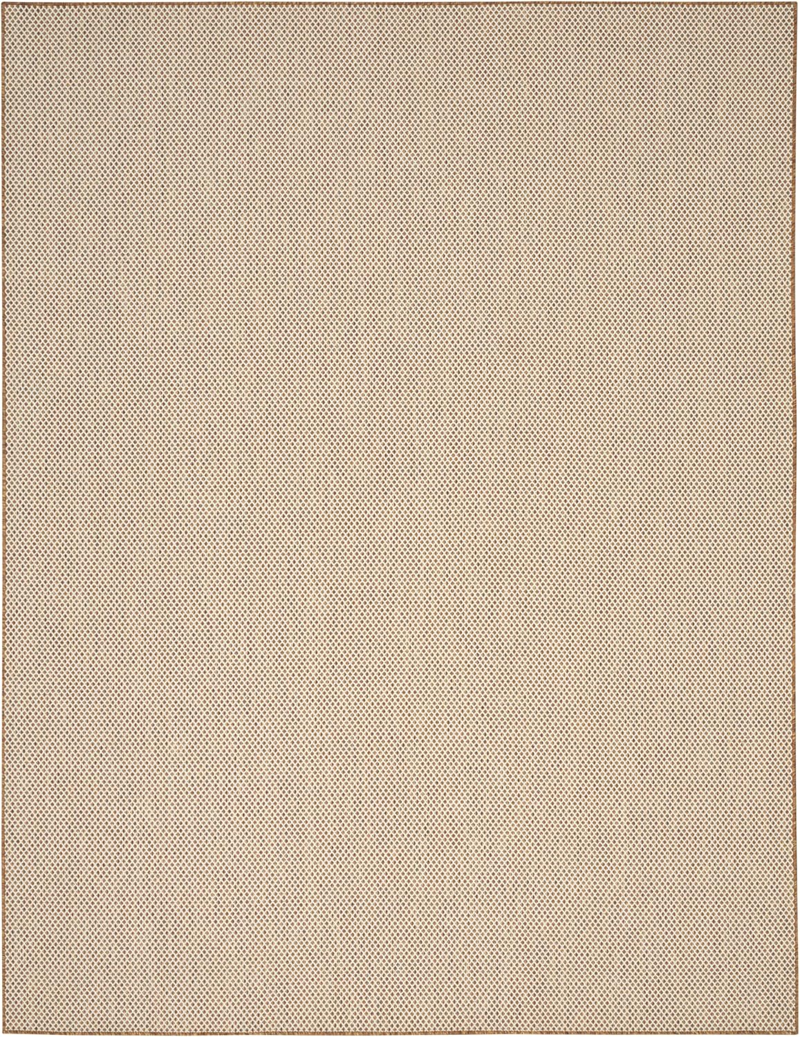 Nourison Home Courtyard Jute Ivory 9' x 12' Area Rug - Easy Clean, Non Shedding, Bed Room, Living Room, Dining Room, Kitchen (9' x 12')