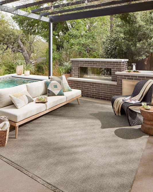 Loloi Dawn Collection Indoor/Outdoor DAW-04 Coffee 2'-3" x 7'-7" Runner Rug