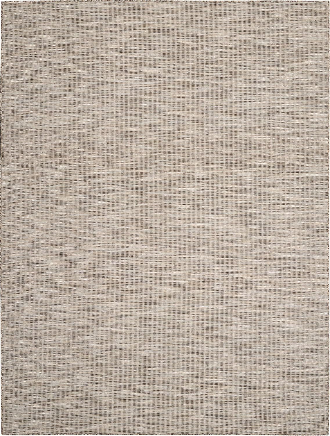 Nourison Positano Indoor-Outdoor Beige 8' x 10' Area Rug, Easy Cleaning, Non Shedding, Bed Room, Living Room, Dining Room, Backyard, Deck, Patio (8x10)